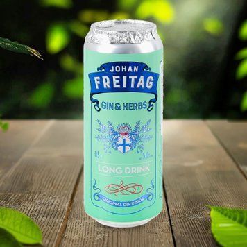 Коктейль слабоалкогольний Johan Freitag &laquo;Джин-трави&raquo; 0,5 л 4/23928 фото