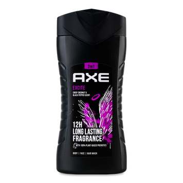 Гель для душу чоловічий Ексайт 250мл AXE 07/11650 фото