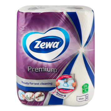 Пап/рушник Premium 2шт Zewa 05/30746 фото