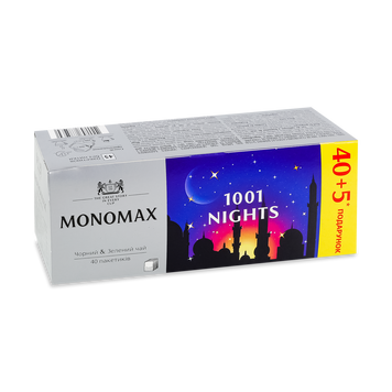Чай чорний 1001 Нічь к/у ф/п в/к 45*1,5г Monomax 7/11423 фото