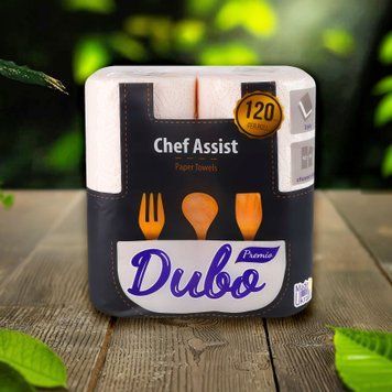 Паперовий рушник 3-шарові Premio Chef Assist 2шт ДИВО 06/942 фото