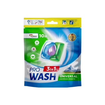 Капсули для прання Альпійська свіжість 10шт ProWash 07/21281 фото