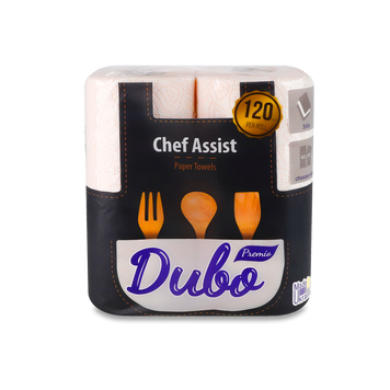 Паперовий рушник 3-шарові Premio Chef Assist 2шт ДИВО 06/942 фото