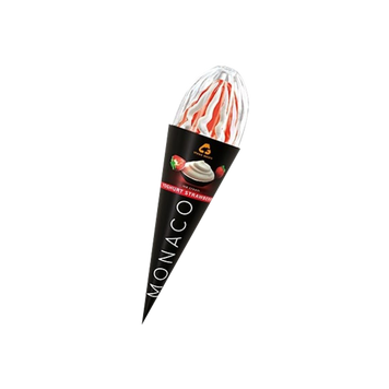 Морозиво Monaco Yogurt-strawberry ріжок 150г Три Ведмеді 2/5983 фото