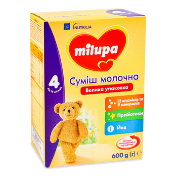 Д-Х СМС Milupa 4 к/у 600г 18 міс Nutricia 6/2624 фото