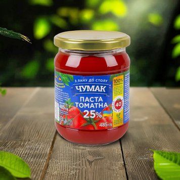 Паста томат 25% ск 485г Чумак 9/3888 фото
