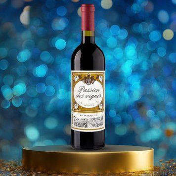 Вино Франція червоне напів солодке Maison Bouey Passion des Vignes Rouge Moelleux 0,75л 4/12725 фото