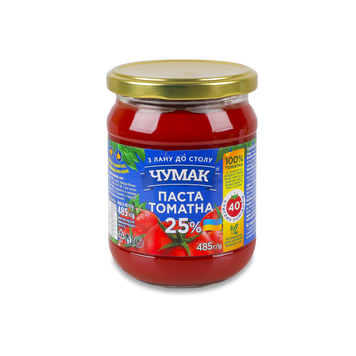 Паста томат 25% ск 485г Чумак 9/3888 фото