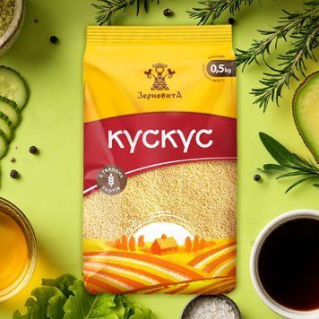 Крупа кускус 0,5кг м/у Зерновита 9/37011 фото
