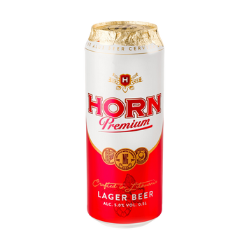 Пиво Horn Premium світле 0,5 л 4/24412 фото