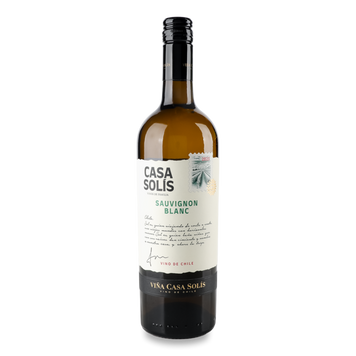 Вино Чилі біле сухе Casa Solis Sauvignon Blanc 0,75л 4/23178 фото