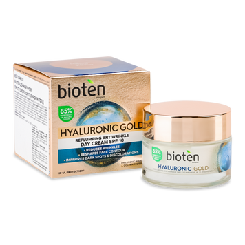 Крем для обличчя денна Hyaluronic Gold 50мл Bioten 08/37785 фото