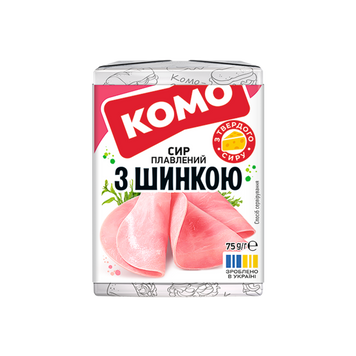 Сир пл Шинка 35%/40% 75г КОМО Україна 2/4105 фото