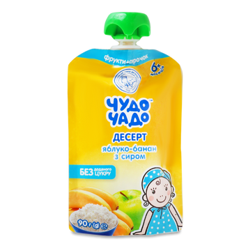 Д-Х д-рт ябл/банан/сир м/у 90г Чудо-Чадо ОКЗДХ 6/3191 фото
