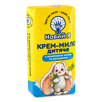 Крем-мило дитяче олів.масло/ромашка 90г Новий Я 07/26531 фото