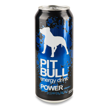 Напій Енергетичний PIT BULL Power з/б 0,5л 9/39207 фото