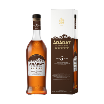 Бренді вірменське Ararat 5 років 0.5л 40% в кор. 0/403 фото