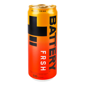 Напій Енергетичний Battery FRSH з/б 0,33л 9/28277 фото