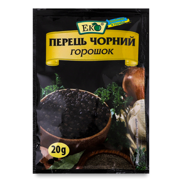 Перець чорний гор м/у 20г ЕКО 6/154 фото