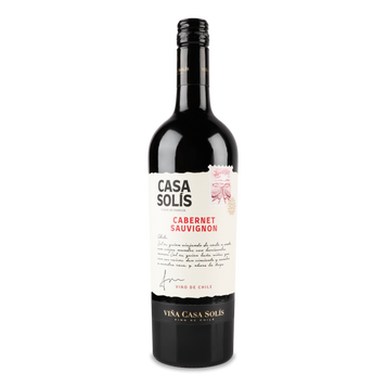 Вино Чилі червоне сухе Casa Solis Cabernet Sauvignon 0,75л 4/23179 фото