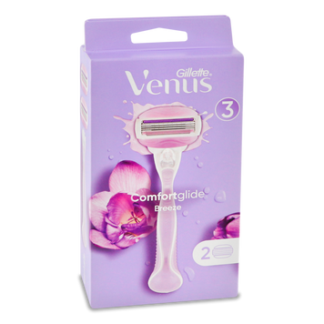 Станок для жінок Venus ComfortGlide Breeze + 2картрдж GILLETTE 08/37459 фото