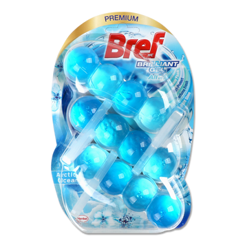 Блок гігіеничний/гель Арктичний океан 3*42г BREF Сила Актив 07/25175 фото
