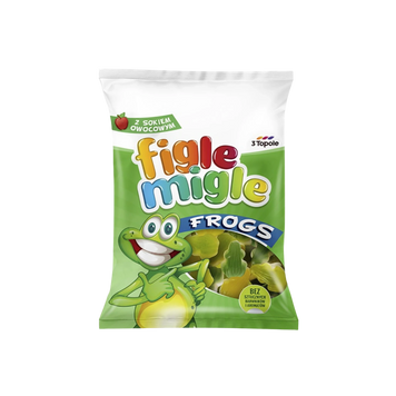 Цукерки жувальні &laquo;Figle Migle Жабеня&raquo; 80 г 3 Topole 1/20530 фото