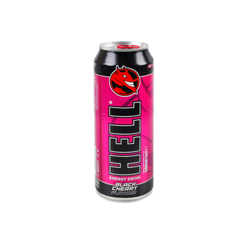 Напій Енергетичний HELL Black Cherry з/б 0,5л 9/28317 фото