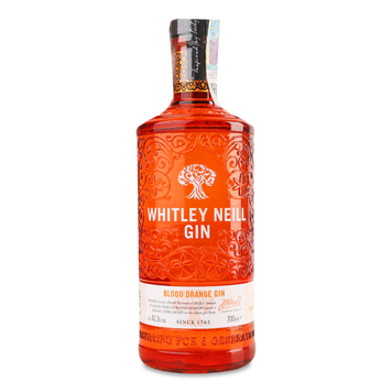 Джин Великобританія Whitley Neill Blood Orange 41,3%/43% 0,7л 4/19415 фото