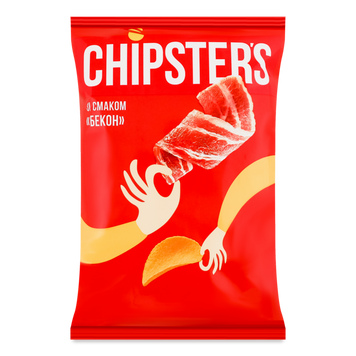 Чіпси картопляні бекон 60г(70г) Chipster's 9/22563 фото