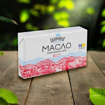 Масло Галичина 82,5% Екстра ф 180г 2/6503 фото