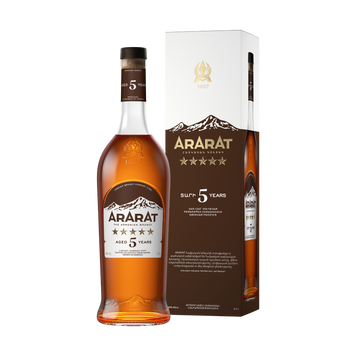 Бренді вірменське Ararat 5 років 0.7л 40% (12) в кор. 0/404 фото