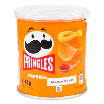Чіпси паприка 40г Pringles 9/37026 фото