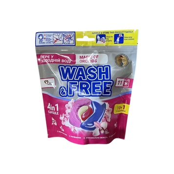 Капсули для прання Магія орхідей 11шт Wash&Free 07/21298 фото