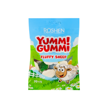 Цук-ки Yummi Gummi Fluffy Sheep желейні м/у 70г Рошен 1/15349 фото