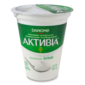 Біфідойогурт Активіа 2,4% ст 280г DANONE 2/7149 фото