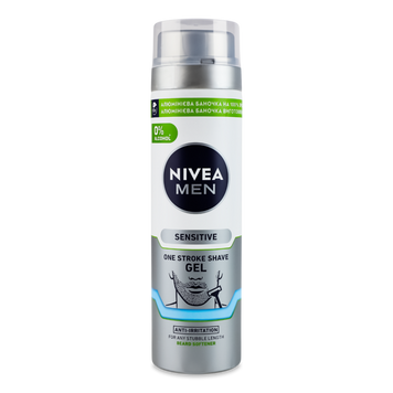 Гель для гоління Одним рухом 200мл NIVEA 81739 08/36318 фото