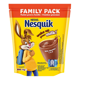 Какао розчин Nesquik е/пак 800г Nestle 7/12624 фото