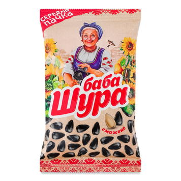 Насіння соняшника смаж м/у 110г Баба Шура 9/35048 фото