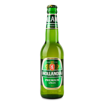 Пиво Hollandia Premium світл ск 0,33л алк 4,7% Нідерланди 4/8871 фото
