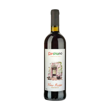 Вино червоне напівсолодке Sarsitano Vino Rosso 0,75 л 4/23285 фото