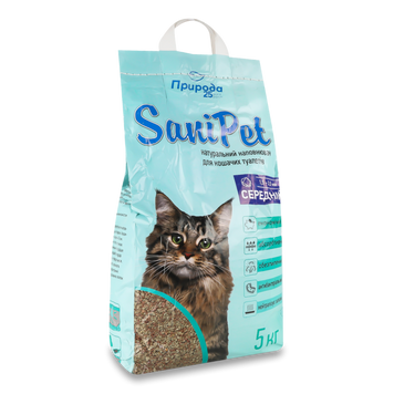 Наповнювач для котів середній 5кг Sani Pet 39/3870 фото