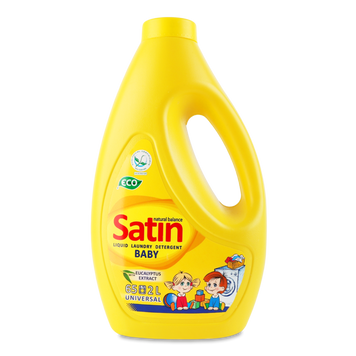 Засіб для прання дитячої білизни 2л Satin Natural Balance 07/26463 фото