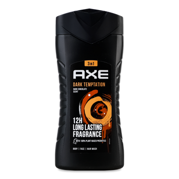 Гель для душу чоловічий Dark temptation 250мл AXE 19/10195 фото