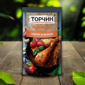 Маринад томат/базилік д/п 160г Торчин 9/27353 фото