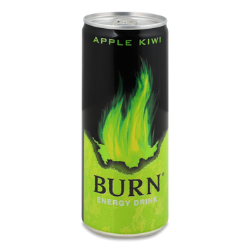 Напій Енергетичний BURN Apple/Kiwi з/б 0,25л Coca-Cola 9/24888 фото