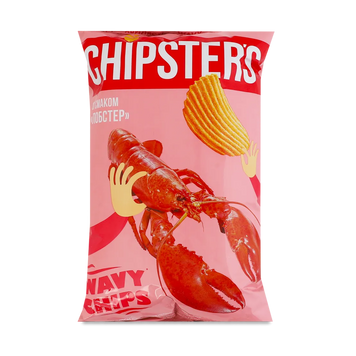 Чипси картопл хвилясті лобстер м/у 95г Chipster's 9/41767 фото
