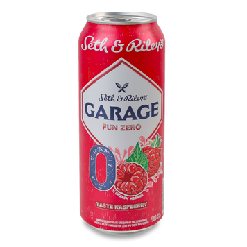 Пиво Garage 0 б/а спец зі смаком Малини з/б 0,5л 4/15740 фото