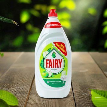 Засіб для миття посуду Зелене яблуко 1,35л FAIRY 07/28055 фото