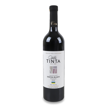 Вино Одесертне ький Чорний червоне сухе е 0,75л Villa Tinta 4/22003 фото